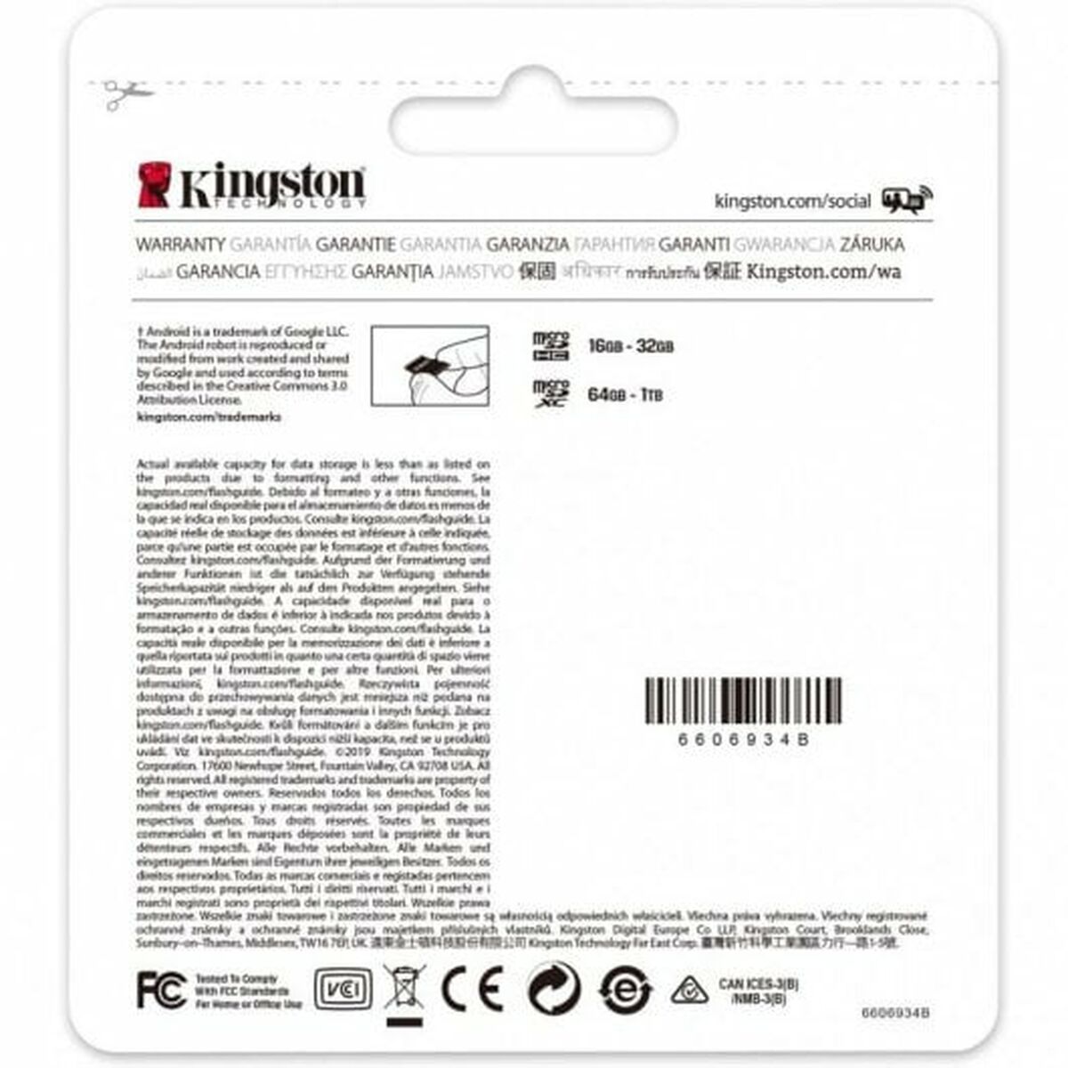 Micro SD memorijska kartica sa adapterom Kingston Canvas Select Plus 128 GB